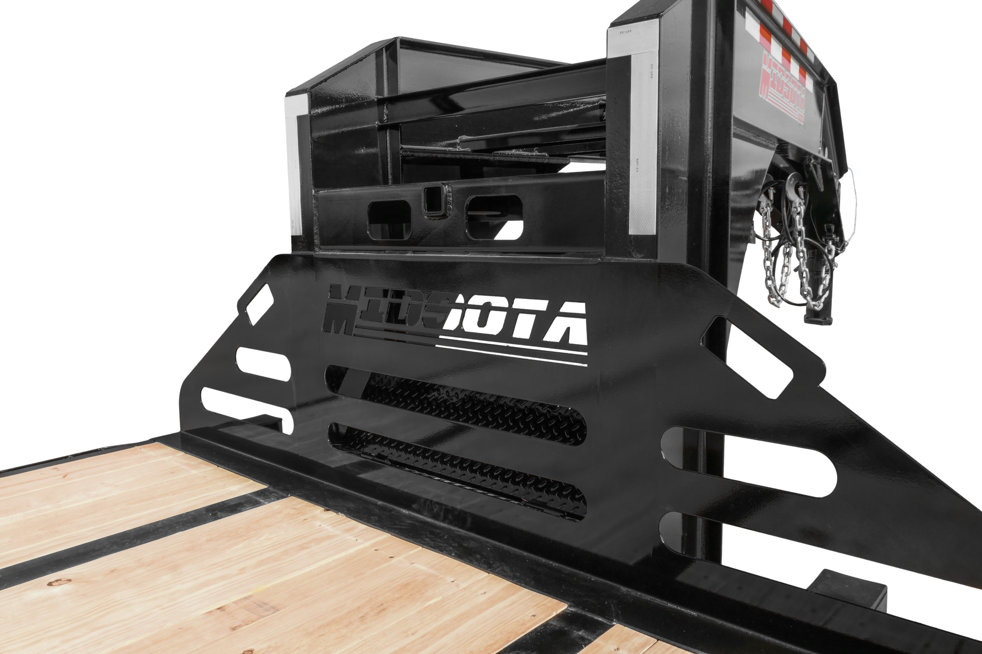 Midsota FBGN Series Deck Over Flatbed Trailer Gooseneck Cutout
