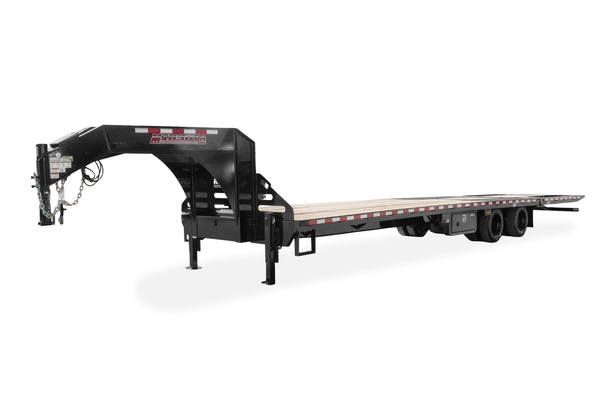 Midsota FBHB Series Deck Over Flatbed Utility Trailer Front