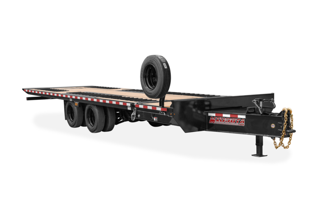 Midsota FBT BP Series Deck Over Flatbed Utility Trailer Front Hero Down