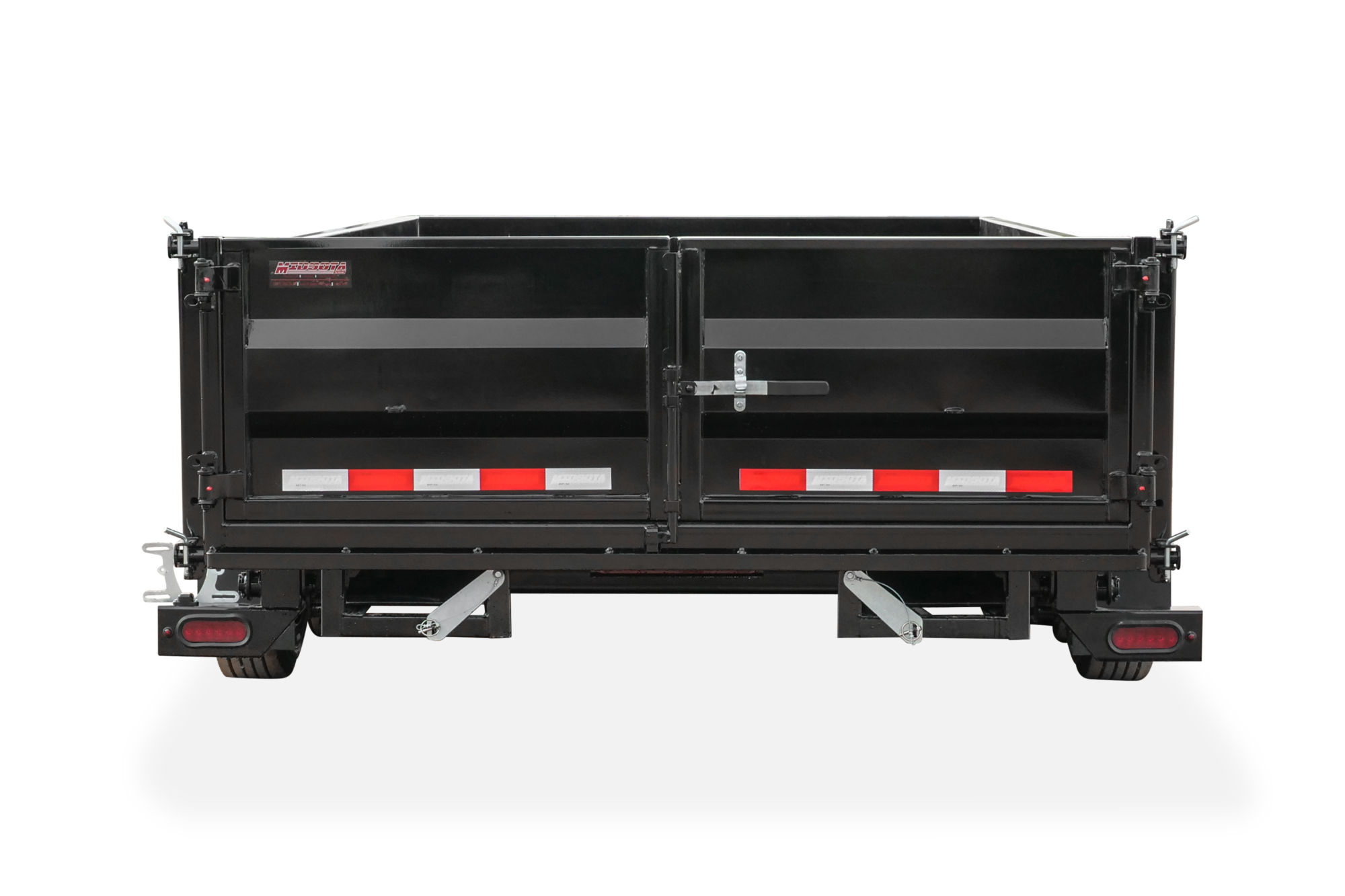 Midsota FFRD Series Dump Trailer Rear Straight Down