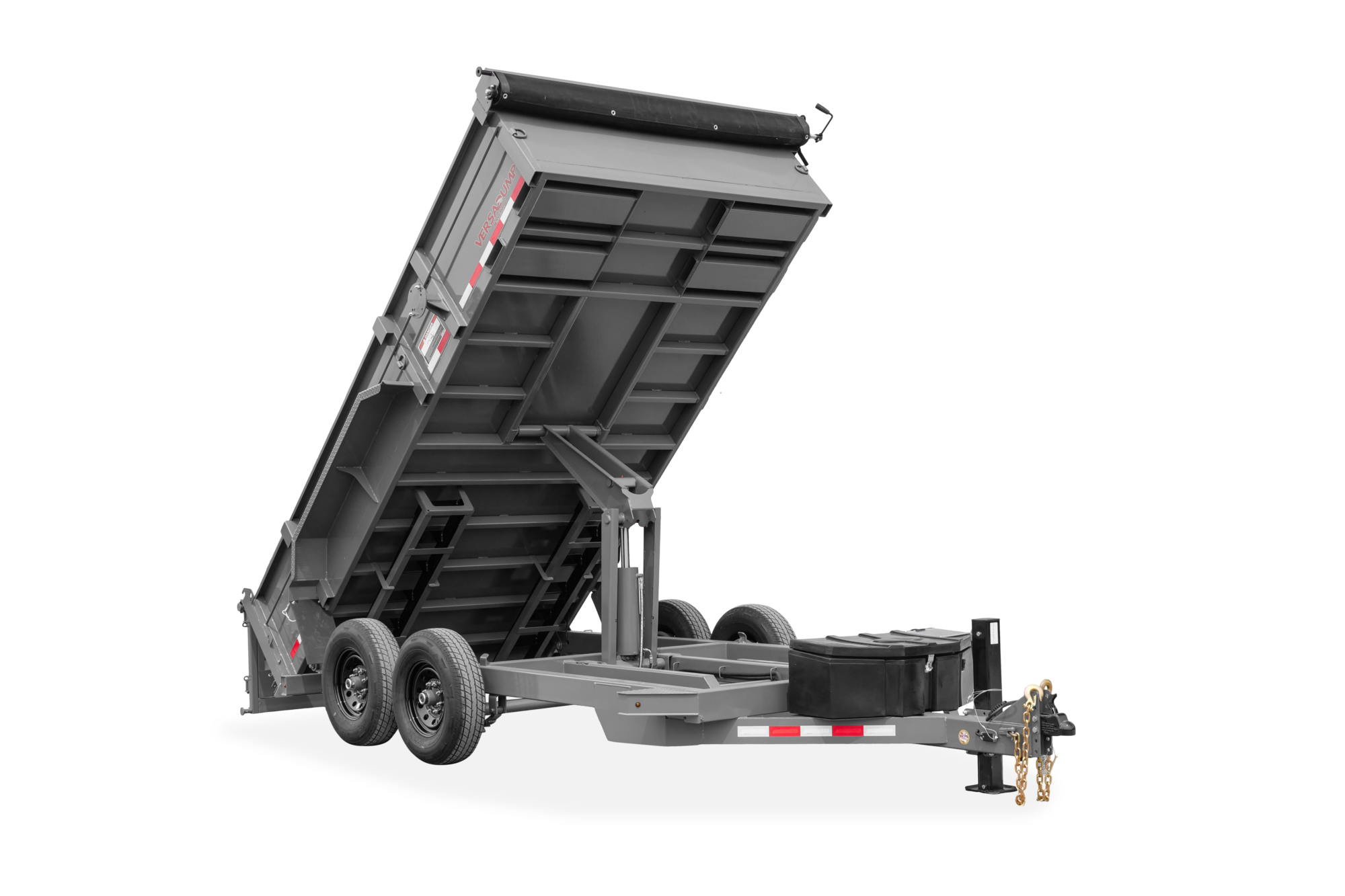 Midsota HV Series Dump Trailer Front Lifted