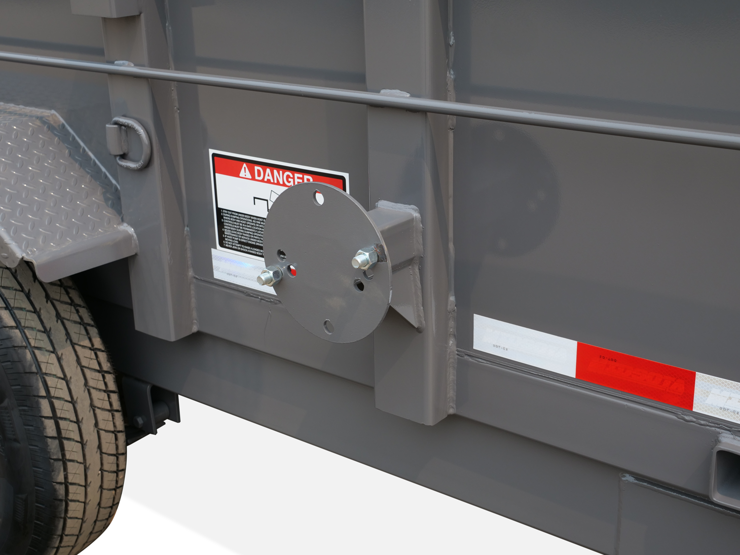 Midsota HV Series Dump Trailer Spare Carrier