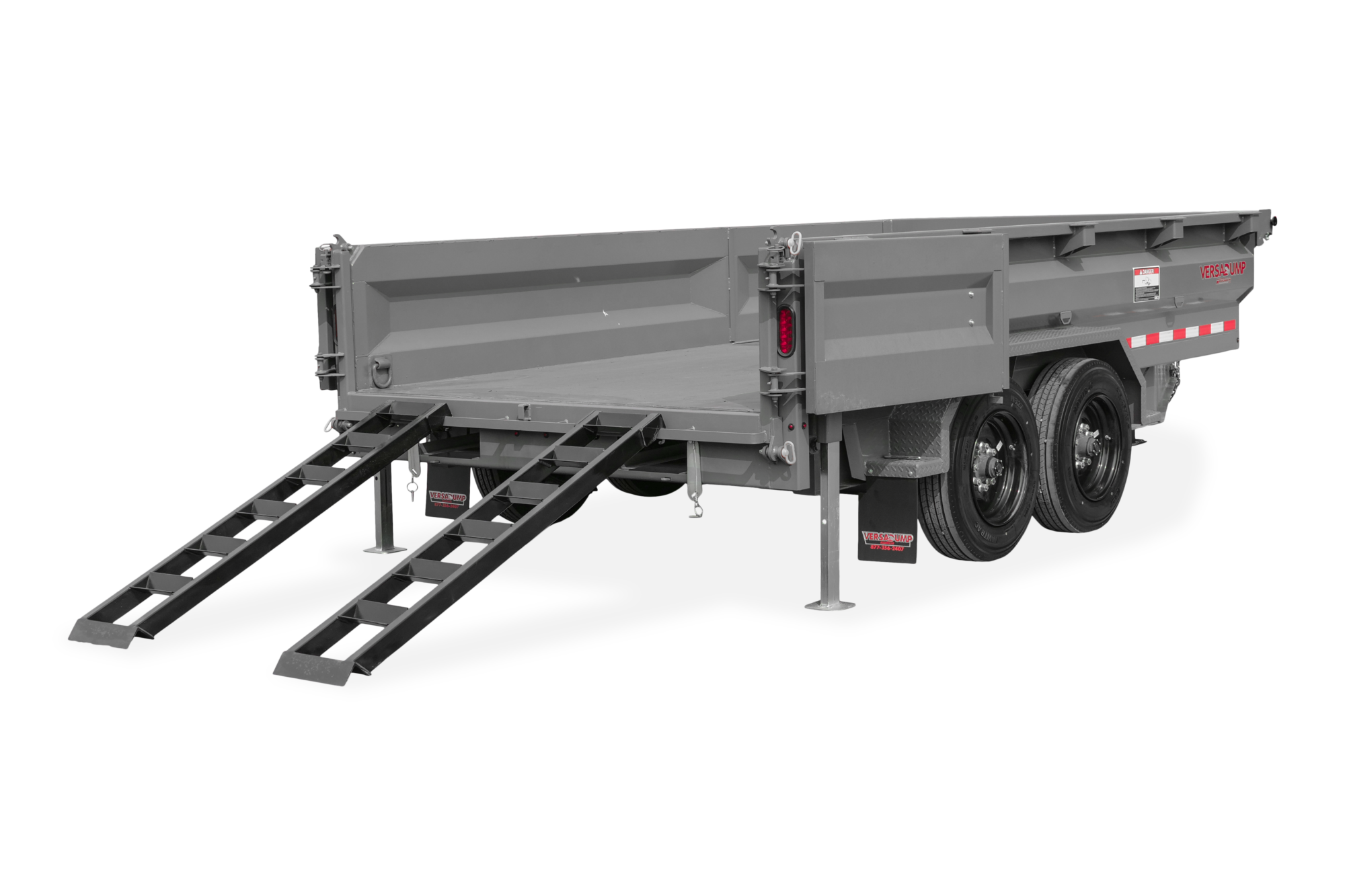 Midsota HVHD Series Dump Trailer Rear Open Ramps