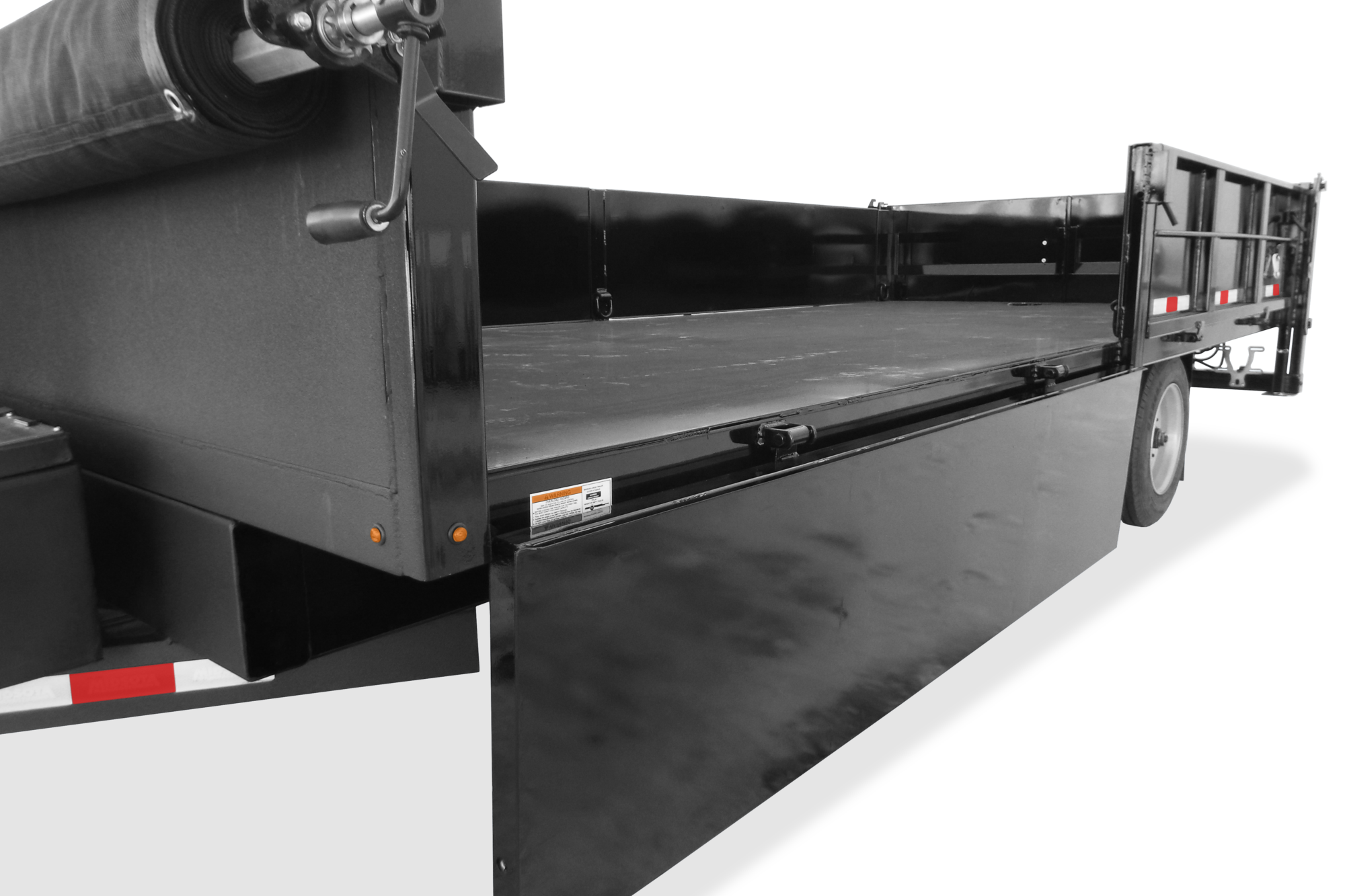 Midsota HVO Series Dump Trailer Side Down