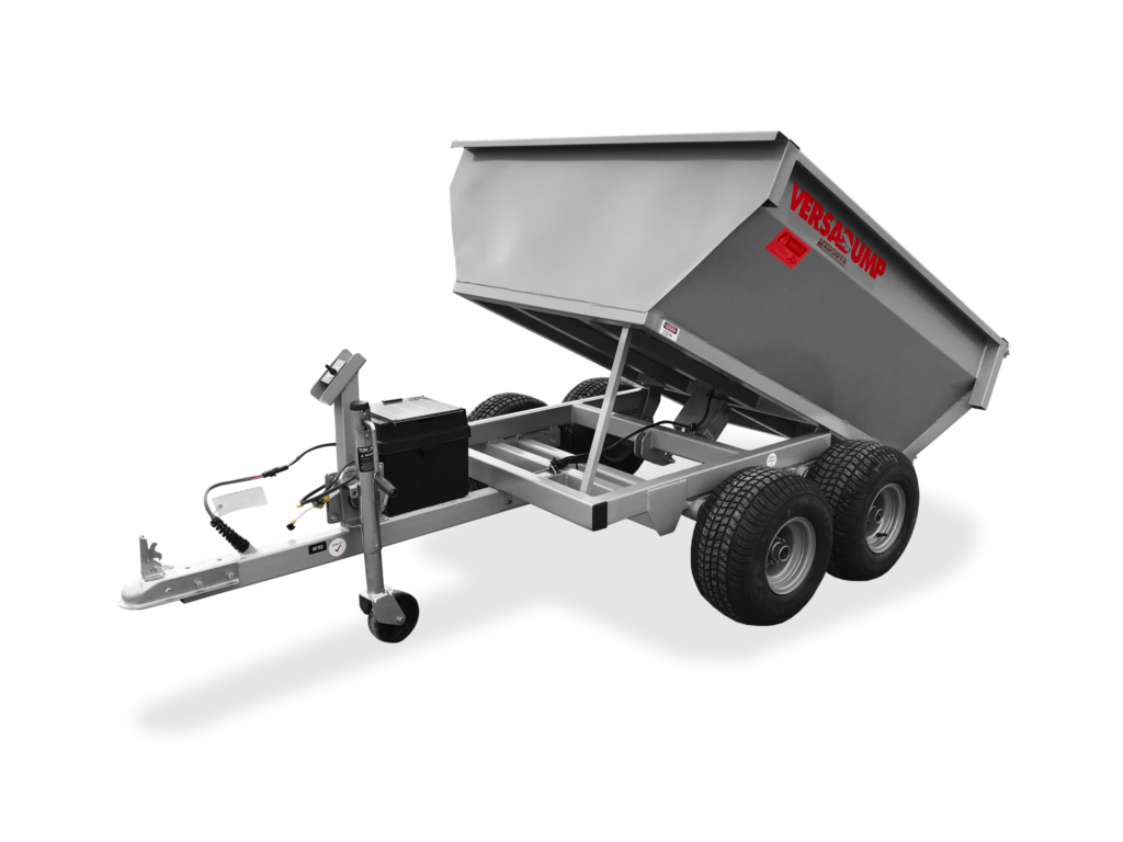 Midsota Mini Dump Trailer Front Up