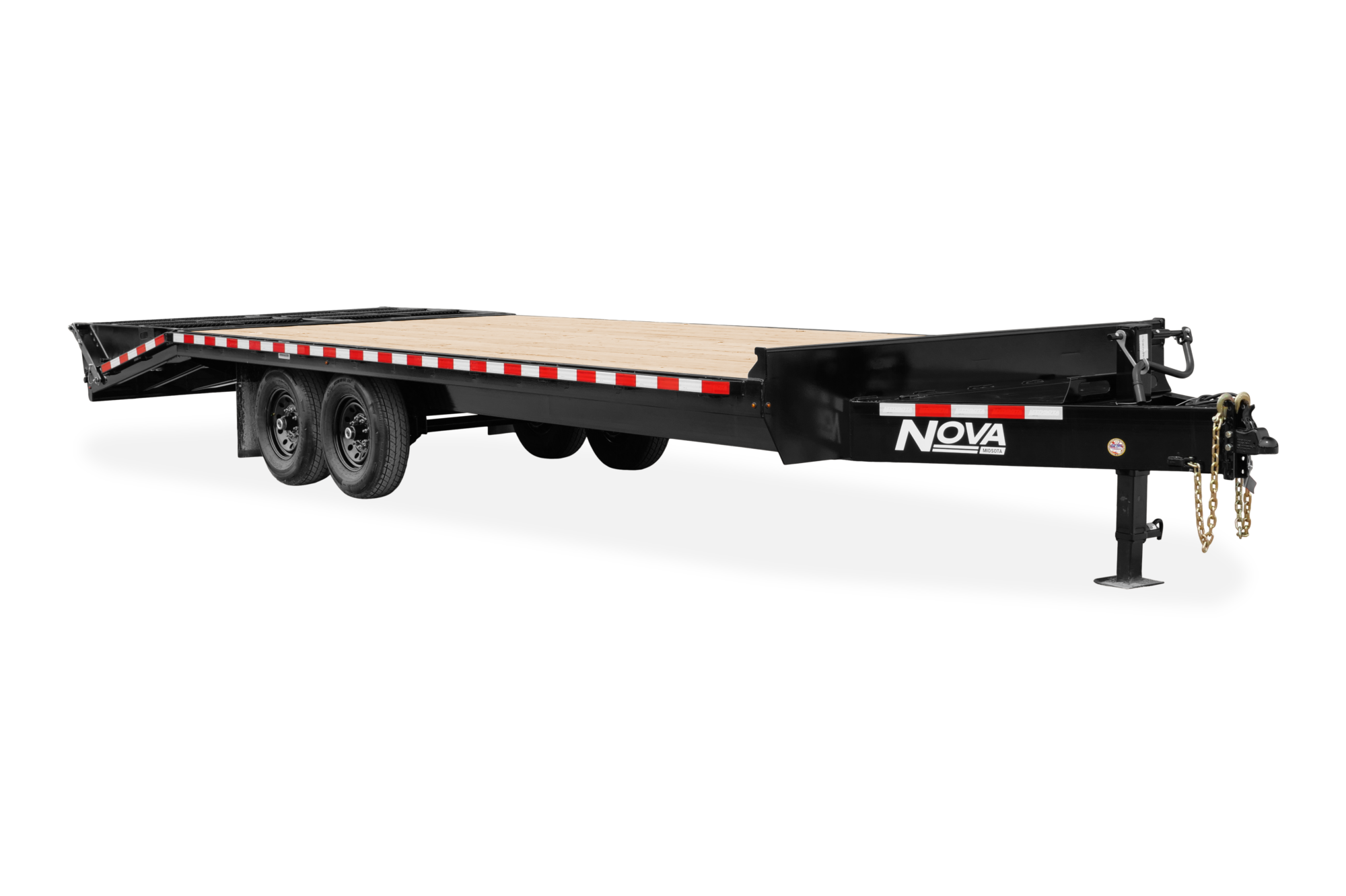 Midsota Nova ETO Deck Over Flatbed Utility Trailer Front Hero