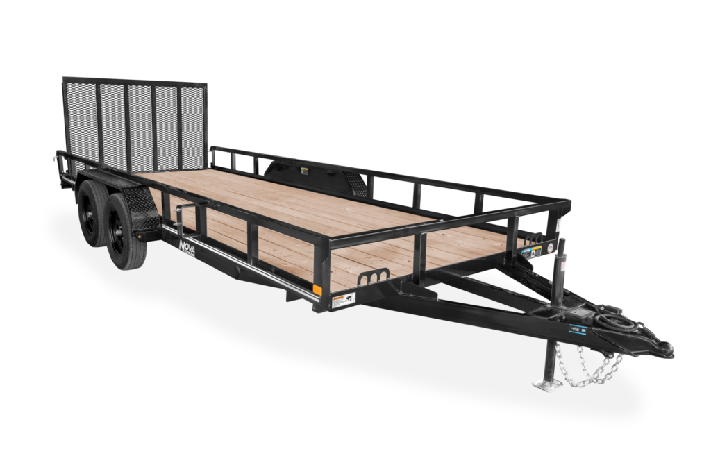 Midsota Nova Rail Side Utility Trailer Front View 2
