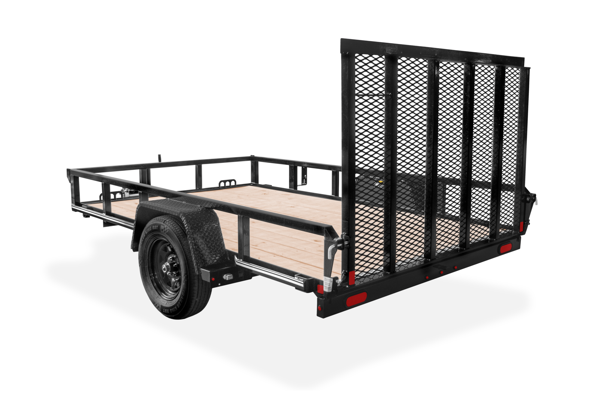 Midsota Nova Rail Side Utility Trailer Rear View