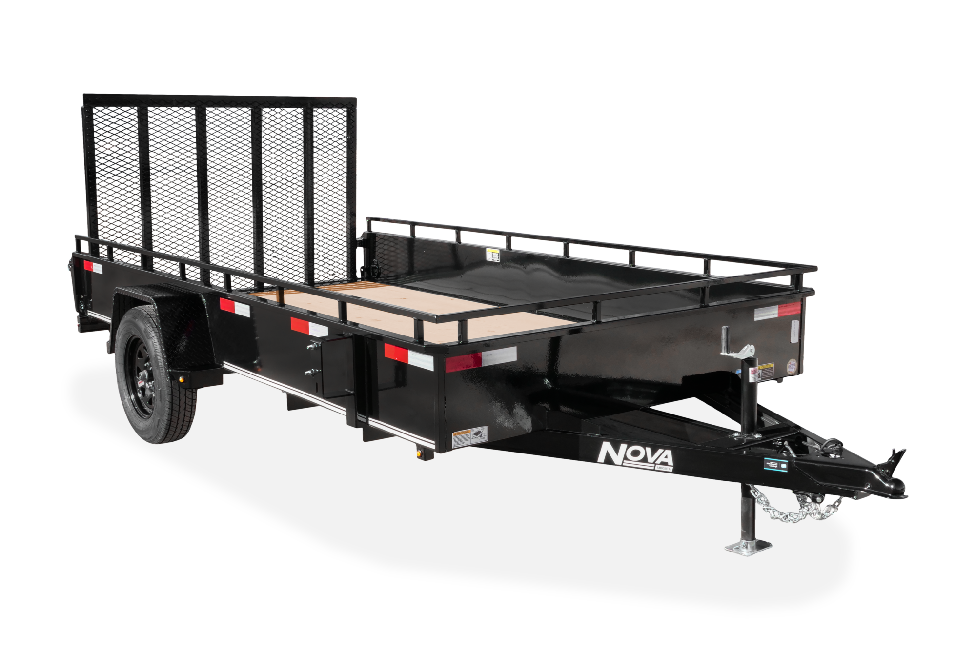 Midsota Nova Solid Side Utility Trailer Single Front