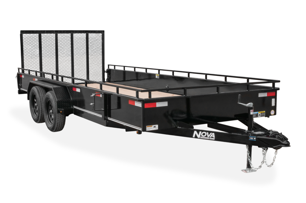 Midsota Nova Solid Side Utility Trailer Tandem Front