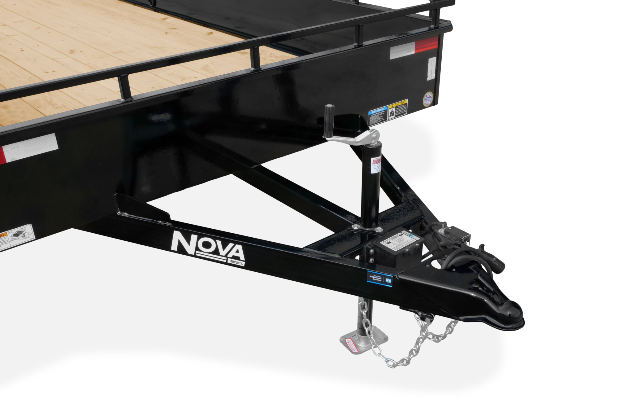 Midsota Nova Solid Side Utility Trailer Tongue