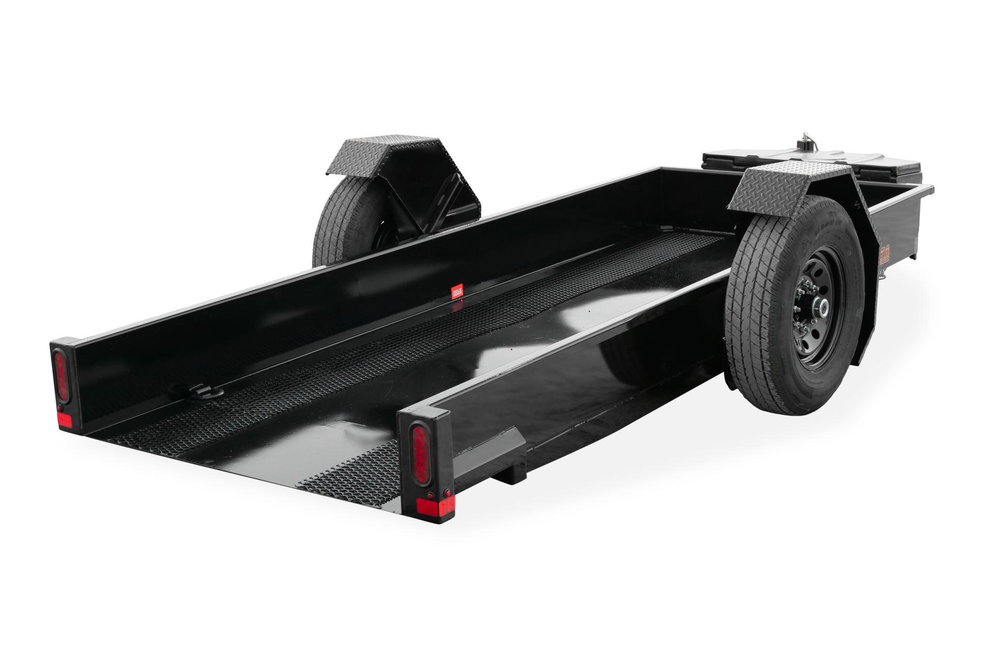 Midsota SL Series Tilt Utility Trailer Rear Tilted