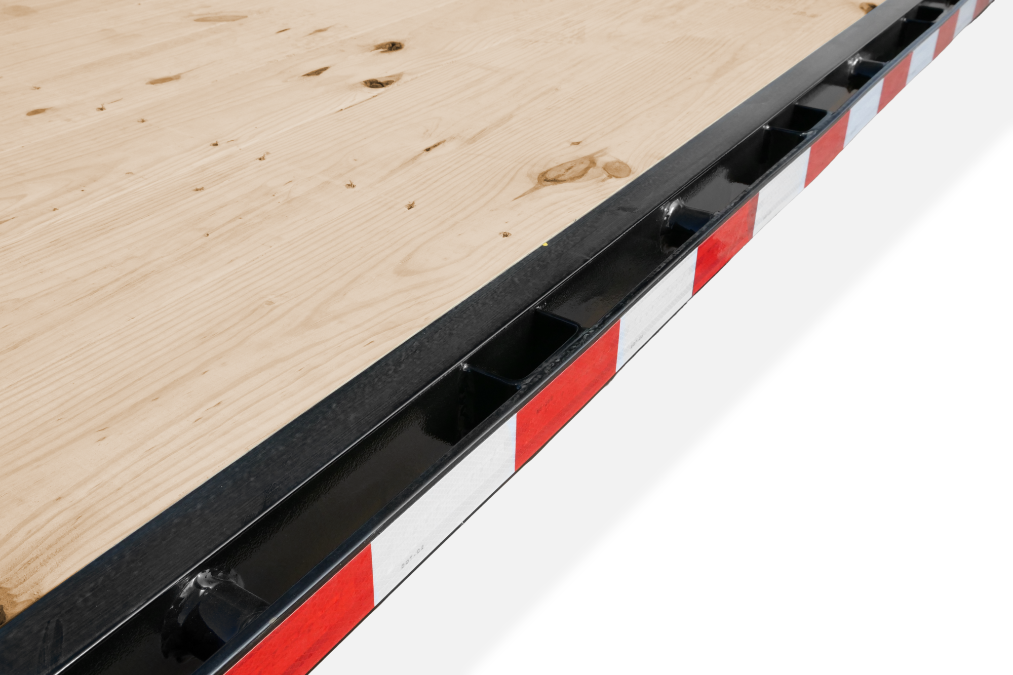 Midsota STO Series Deck Over Flatbed Trailer Rub Rail