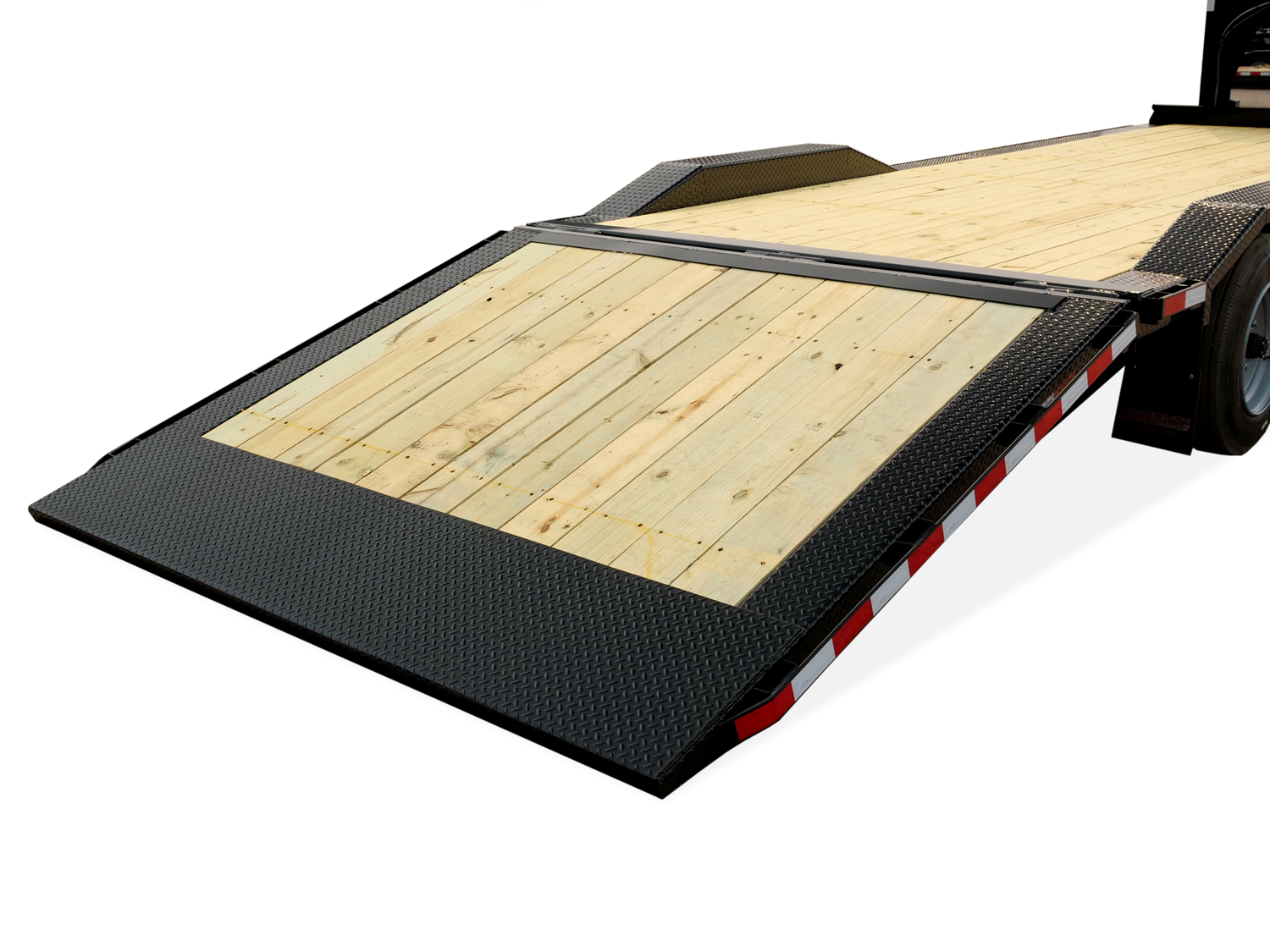 Midsota STWB Series Flatbed Trailer Hydaulic Beavertail