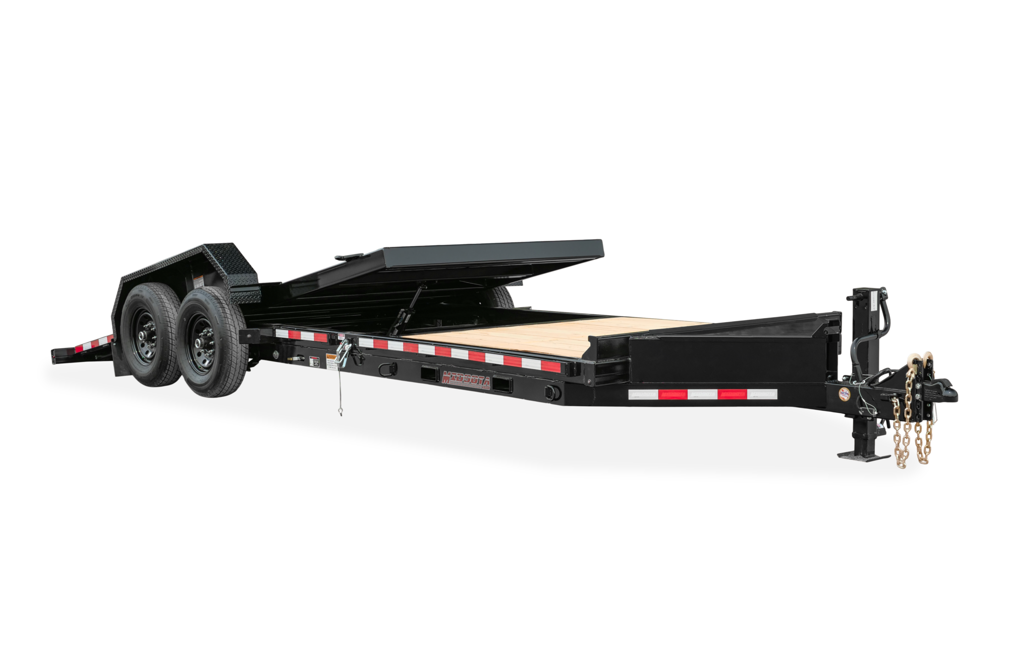 Midsota TB Series Tilt Bed Utility Trailer Front Up