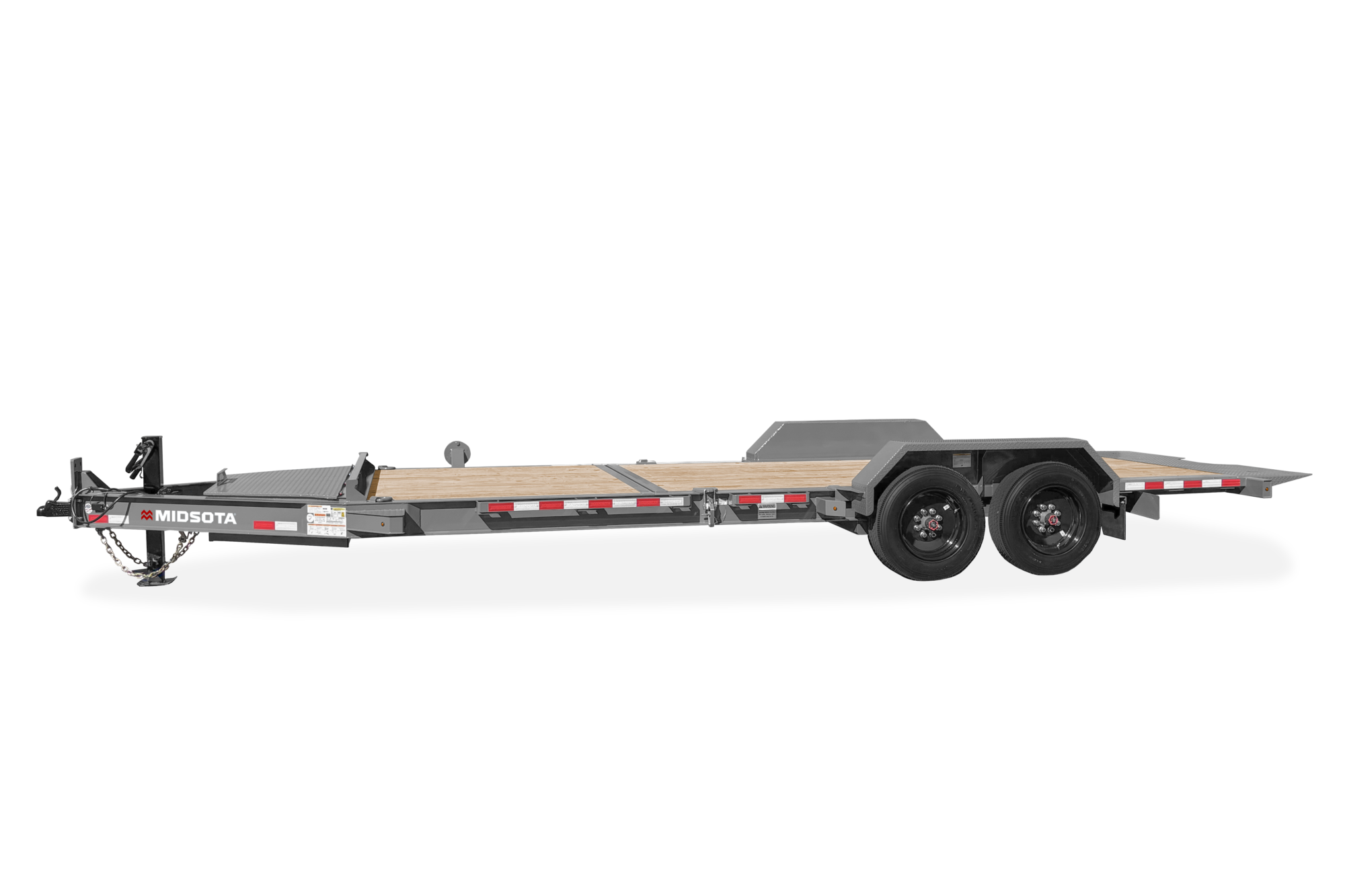 Midsota I Beam Tilt Bed Trailer Side Down
